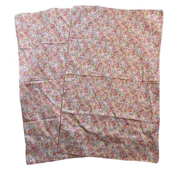 Queen Size Pillow Cases Shams Set of 2 Better Homes and Garden Bohemian Pink u - Picture 1 of 6